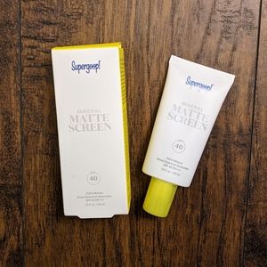 SEALED NIB Supergoop Mineral Matte Screen SPF 40
